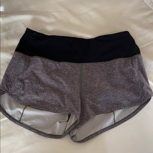 Hi Rise Lululemon speed up shorts